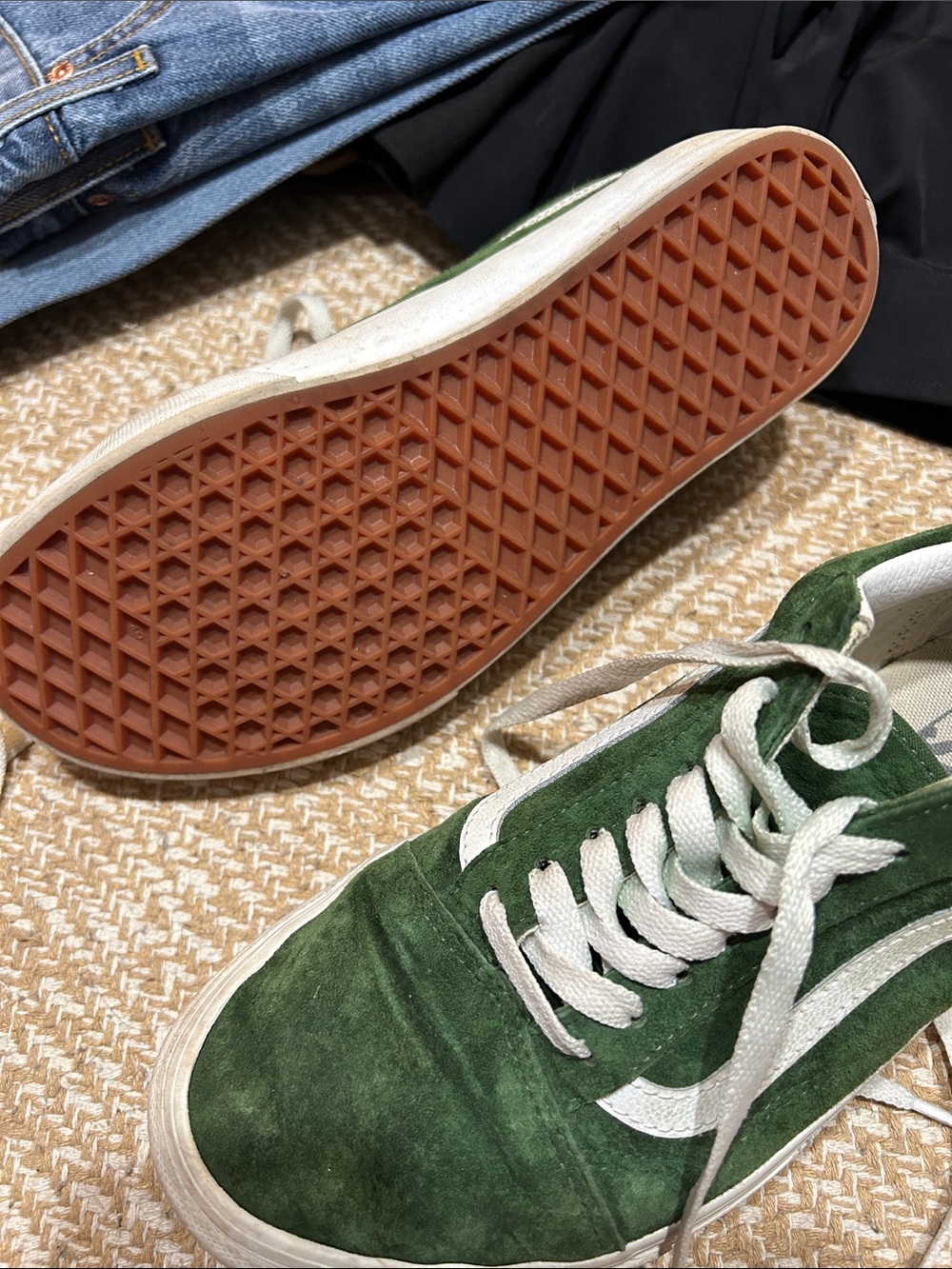 Green Suede Van’s - Picture 5 of 5